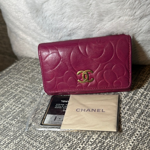 CHANEL Handbags - 355. Chanel Leather Card Holder